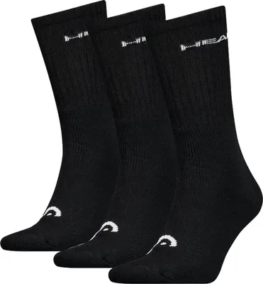 Produktbild von 3er Pack HEAD Crew Socken Uni black 35-38