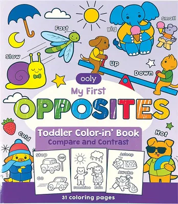 Obrázek produktu pro Ooly Toddler Malbuch Moje první protiklady