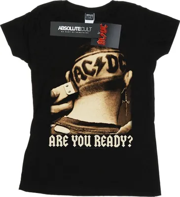 Produktbild von AC/DC - "Are You Ready?" T-Shirt für Damen BI4600 (XXL) (Schwarz)
