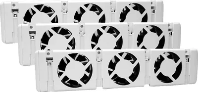 Produktbild von Heizkörper Ventilator - Heizkörperverstärker Tripleset 9 Lüfter-Radiator-ventilator-Triple