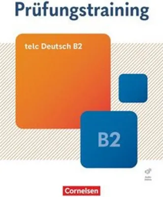 Cover of a German language learning book for the B2 level exam.