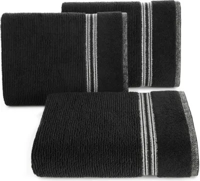 Produktbild von Eurofirany 381201, 70 x 140 cm, Baumwolle, Polyester, Schwarz, 1 Stück(e)