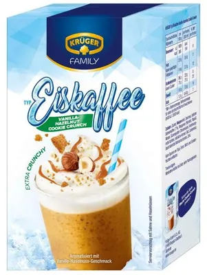 Produktbild von Krüger Family Typ Eiskaffee Vanilla Hazelnut Cookie Crunch 10er