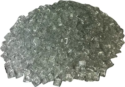Obrázok produktu pre LEGO® 1x1x2/3 strešné tašky šikmé priehľadné - 54200 NOVINKA! Množstvo 100x