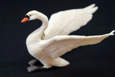 Produktbild von Schwan Schlüsselanhänger Miniblings Anhänger Schlüsselring Vogel Wasservogel