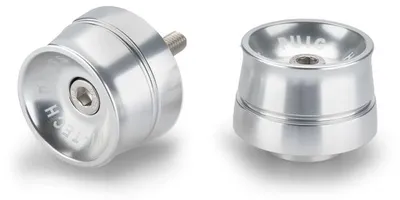 Image de PUIG 21376P embouts de guidon Speed pour APRILIA RS 660 Argent