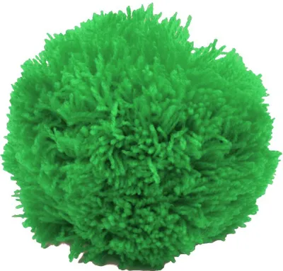 Bommel / Wollbommel / Pompon, 10cm grün