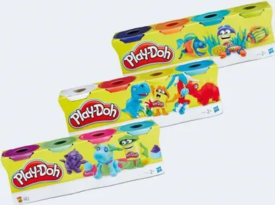 Obrázok produktu pre Hasbro Play-Doh 4 balenia rôznorodej modelovacej hmoty