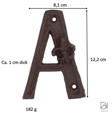 Produktbild von Esschert Design Hausnummer A; DB62-A