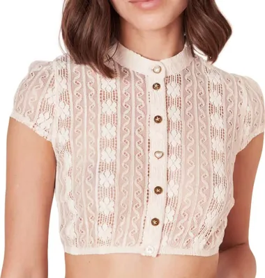 Produktbild von Dirndlbluse Lavina beige 42