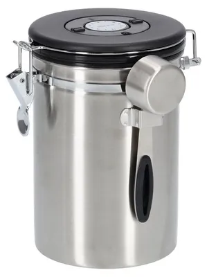 Obrázek produktu pro Zeller Present 27367, Nádoba na kávu, 1,7 l, Plast, Nerezová ocel, Nerezová ocel, Třmenový uzávěr, Kulatý