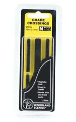 N-Bahnübergang mit Stahlplatten aus legiertem Stahl
