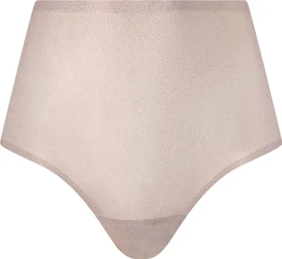 Produktbild von Chantelle Damen Taillenslip - Glitzer, Full Brief, High Waist, SoftStretch, nahtlos, unsichtbar, Einheitsgröße 36-44 Gold (Golden Glow) One Size