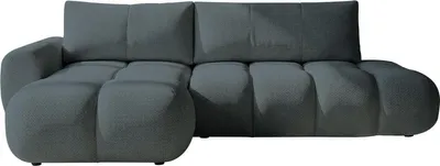 Produktbild von MIRJAN24 Ecksofa Mitto O, Eckcouch mit Schlaffunktion und Bettkasten, L-Form, Ausziehautomatik DL (Farbe: Flow 21, Seite: Links)
