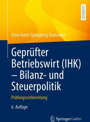 Produktbild von er Betriebswirt (IHK) - Bilanz- und Steuerpolitik