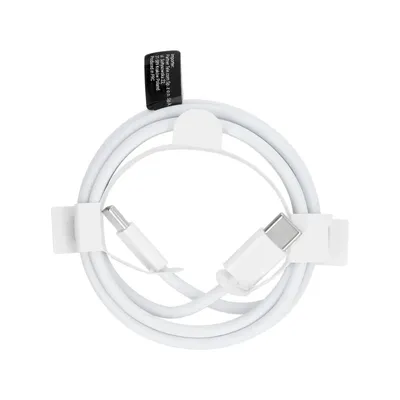 Image de Câble type C vers type C 3.0 PD 30W HD26 blanc 1 mètre