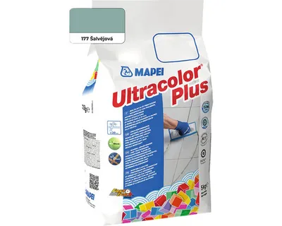 Obrázek produktu pro Spárovací hmota Mapei Ultracolor Plus 177 šalvějová 5 kg