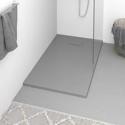 Produktbild von Möbel Duschwanne SMC Grau 120x70 cm - Duschwannen 148936