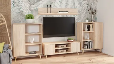 Produktbild von Bücherregal Fondi für das Wohnzimmer - Elegant und Vielseitig