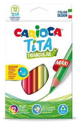 Zdjęcie produktu dla Carioca 8003511427917, Miękki, Wielobarwny, 12 szt.