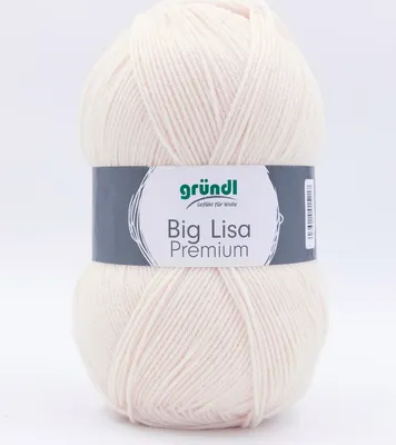 Produktbild von Gründl Wolle Big Lisa Premium 250 g creme