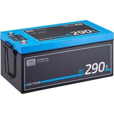 Produktbild von ECTIVE DC 290S GEL Deep Cycle mit LCD-Anzeige 290Ah Versorgungsbatterie - 0% nach §12 Abs. 3 UstG