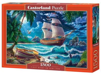 Zdjęcie produktu dla Puzzle 1500 elementów „Pierwsza noc na nowej ziemi” 152070  Castorland