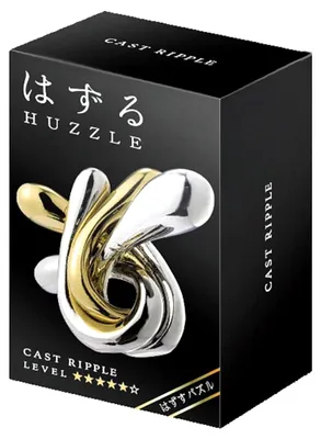 Produktbild von Huzzle Puzzle-Spiel Ripple - kniffliges Geduldspiel für Erwachsene