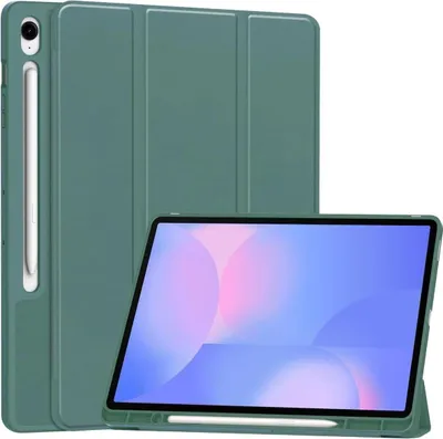 Produktbild von Bizon Case Tab Lizard Samsung Galaxy Tab S10 FE+ Plus dunkelgrün