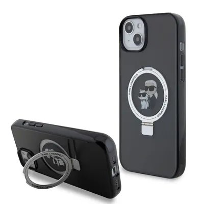 Obrázok produktu pre Karl Lagerfeld KLHMP15SHMRSKCK puzdro pre iPhone 15 6,1", čierne, čierna