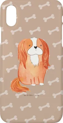 Produktbild von Mr. & Mrs. Panda Iphone 10 Handyhülle Hund Cavalier King Charles Spaniel - Hundeglück - Geschenk, Hülle, Cockerspaniel, Spruch, X, Cover, Schlappohren, Handy, Sprüche