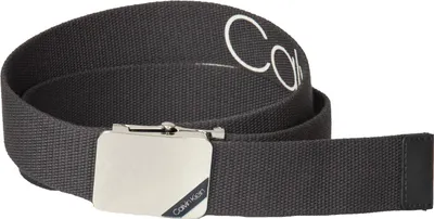 Zdjęcie produktu dla Pasek męski CK CALVIN KLEIN ze skróconego płótna artykuł ZM0ZM02011 EO / CANVAS PLAQUE BLT, CHW Night sky / Nocne niebo, rozmiar 95 * cm.108 + klamra cm.5 - łącznie cm.113, 100% poliester