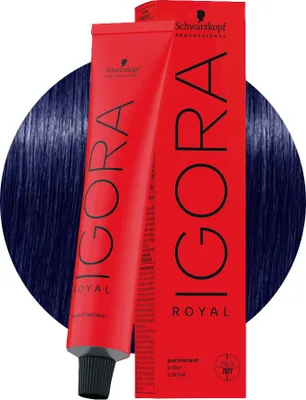 Produktbild von Schwarzkopf Igora Royal, Blau, 0-22, Unisex, 60 ml, Alle Haare, Farbspeichernd, Glanz