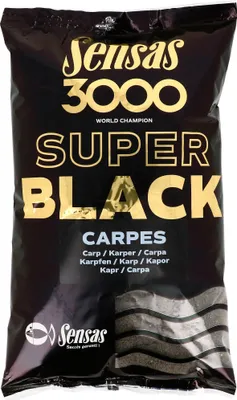 Produktbild von Sensas 3000 Super Black Carpe 1Kg