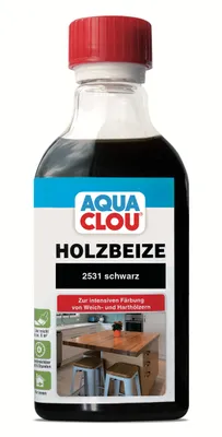 Produktbild von Aqua Clou Holzbeize B11 schwarz 250ml