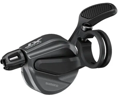 Image de Levier de vitesse Shimano DEORE XT SL-M8100, équipement:gauche. 2 fois. Collier de serrage