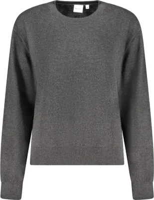 Immagine prodotto di Elegante camicia nera a maniche lunghe con scollo rotondo e ricamo
