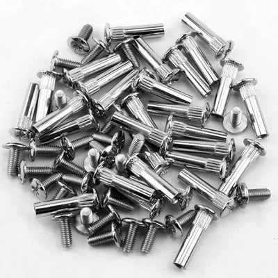 Produktbild von Möbelverbinder mit Satz 30er Mantelbolzen 32-42 mm für den Möbelbau incl. Klebstoff für Schränke und Möbelzubehör.
