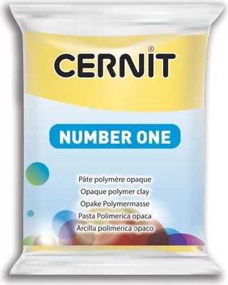Produktbild von Cernit 6x Number One 56g, Gelb - Gelb CE0900056700C