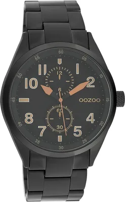 Produktbild von Oozoo Armbanduhr schwarz Metall Timepieces Damen Analog-Quarzuhr UOC10635