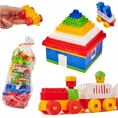 Obrázok produktu pre DIPLO 3D stavebné plastové kocky pre deti 233el.