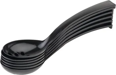 Immagine prodotto di APS Feinkost-/Olivenlöffel 6-tlg., schwarz, Höhe: 40 mm, Länge: 230 mm