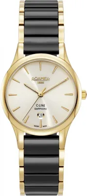 Obrázok produktu pre Dámske hodinky ROAMER 658844 48 35 61, zlaté, klasické, šperkové