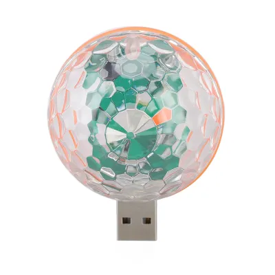 Obrázok produktu pre RGB javiskové svetlo,USB mini farebné guľové svetlo,USB party svetlá guľa,USB javiskové svetlo,LED farebné guľové svetlo,javiskové svetlo
