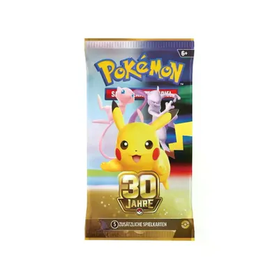 Produktbild von Pokémon 30 Jahre Booster Deutsch – 6 Foil-Karten