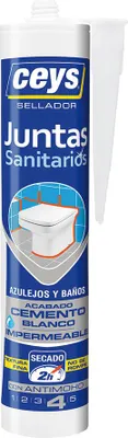 Produktbild von Dichtmasse für Sanitärfugen, Schimmelstop, Mattweiß, 290 ml