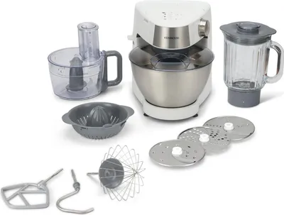 Obrázek produktu pro Kenwood Prospero+ White KHC29A.J0WH, 4,3 l, Nerezová ocel, Bílá, Otočné, Míchání, Mletí, Hnětění, Míchání, Nerezová ocel, Plast