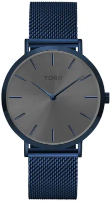Produktbild von Damen- und Herrenuhr TORII N38NM.AN in klassischem Marineblau-fashion.