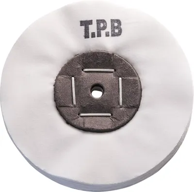 Imagen del producto de Rueda de Pulido N° TPB de Algodón Blanqueado Ø 100 mm - Merard