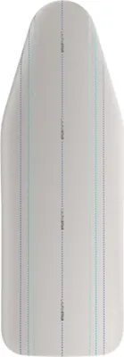 Produktbild von Laurastar Bügelbezug Universalcover Hellgrau, 131cm x 55cm, 100% Baumwolle, Faltmarkierungen, Klipp-System, Waschmaschinenfest, Für alle Bügeltische